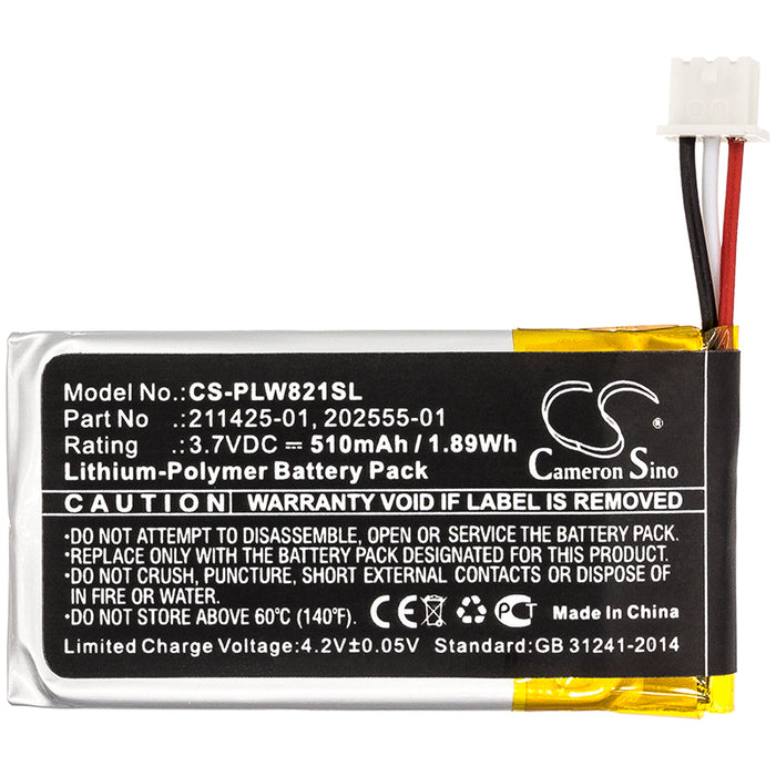 CS-PLW821SL : Battery for Plantronics Savi W8210, Savi 8210 - Replaces Plantronics 211425-01, 202555-01