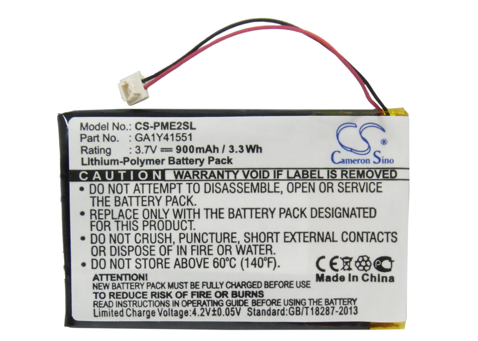 CS-PME2SL : Battery for Palm Tungsten E2 - Replaces Palm GA1Y41551