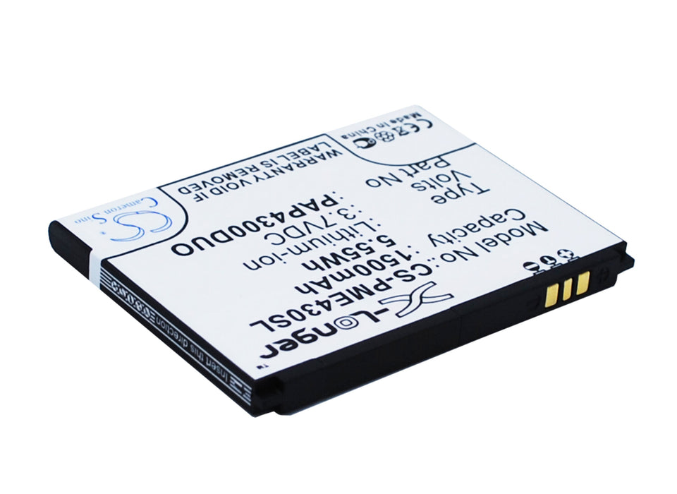 CS-PME430SL : Battery for Prestigio MultiPhone 4300 Duo - Replaces Prestigio PAP4300DUO