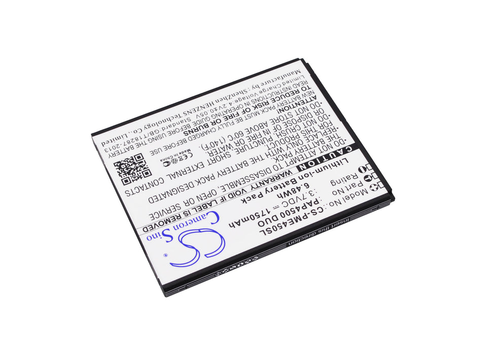 CS-PME450SL : Battery for Prestigio MultiPhone 4500 Duo - Replaces Prestigio PAP4500 DUO