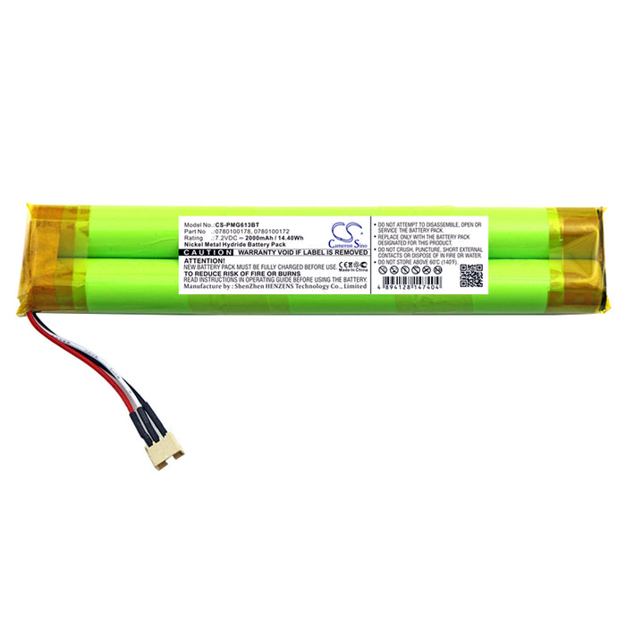 CS-PMG613BT : Battery for Paradox MG6060, MG6160, MG6130 and others - Replaces Paradox 0780100178, 0780100172