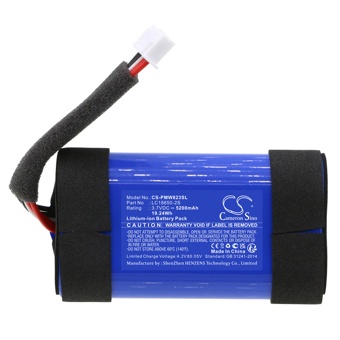 CS-PMW823SL : Battery for Pure woodland, 82300506 - Replaces Pure LC18650-2S