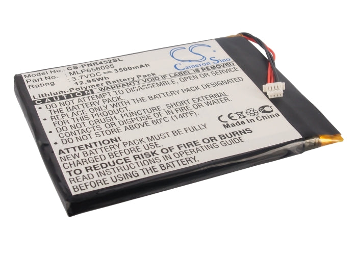 CS-PNR452SL : Battery for Pandigital R70F452, R70A200, R70B200 and others - Replaces Pandigital MLP656095
