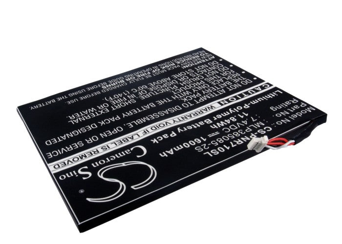 CS-PNR710SL : Battery for Pandigital Multimedia Novel 7", PRD07T10WWH7, R70D200 and others - Replaces Pandigital MLP385085-2S