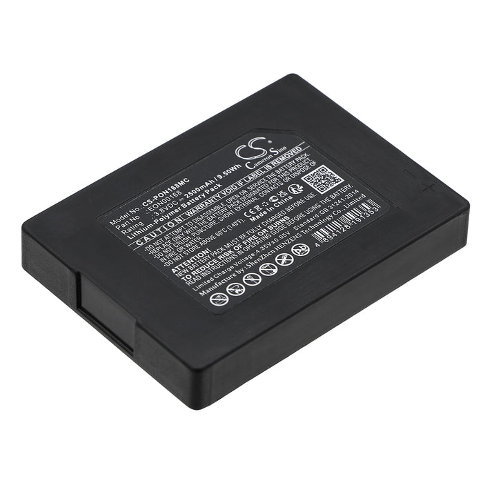 CS-PON168MC : Battery for Pyle PPBCM16, PPBCM18, PPBCMG18 - Replaces Pyle EON00168