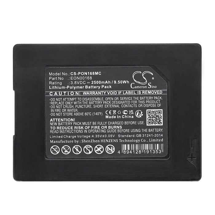 CS-PON168MC : Battery for Pyle PPBCM16, PPBCM18, PPBCMG18 - Replaces Pyle EON00168