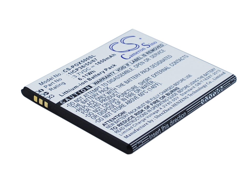 CS-POX500SL : Battery for POSH Orion Pro, X500a - Replaces POSH 1ICP38/55/67