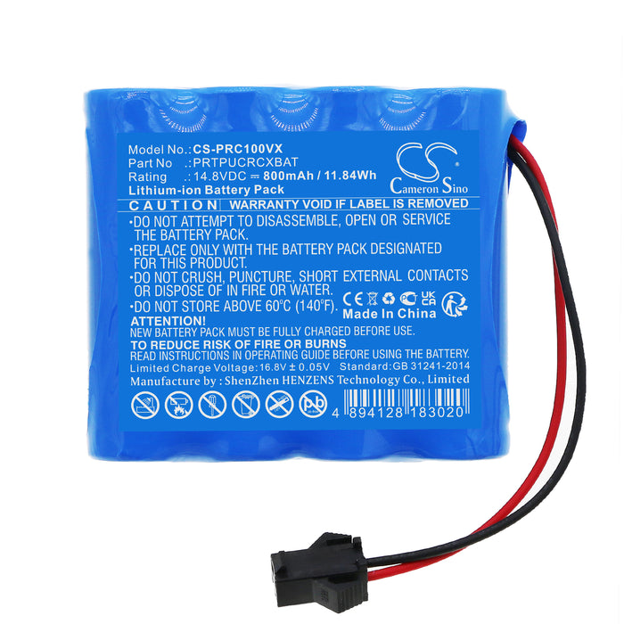 CS-PRC100VX : Battery for Pyle PUCRCX10 - Replaces Pyle PRTPUCRCXBAT