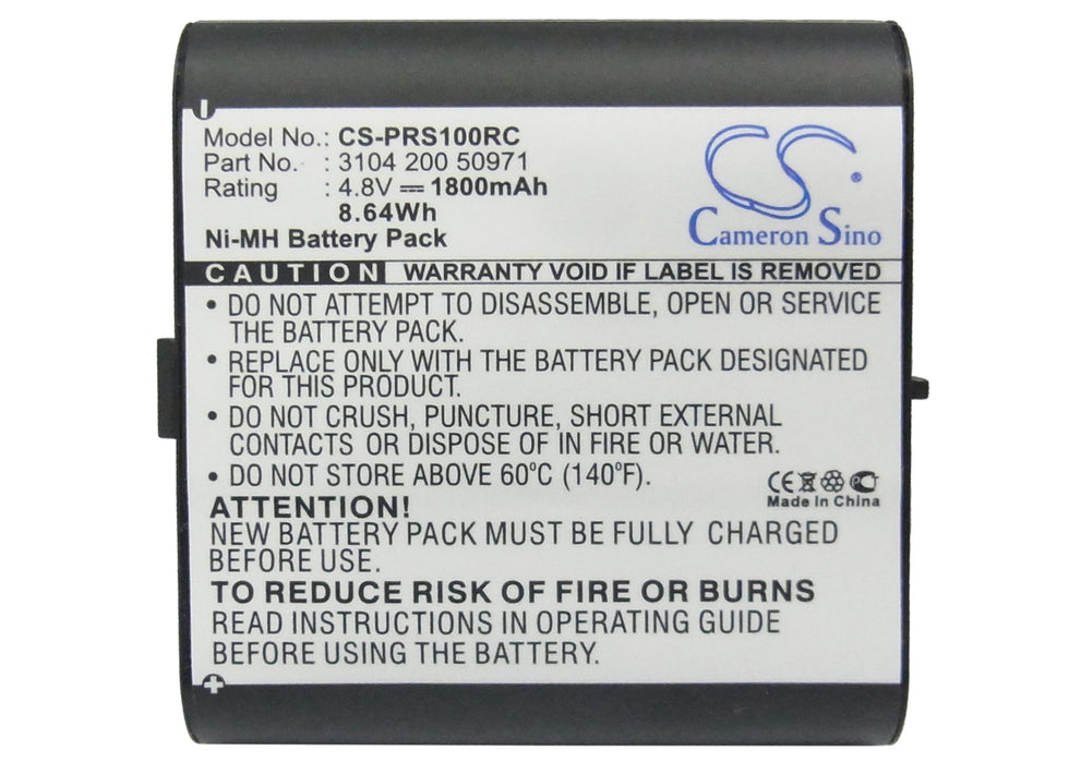 CS-PRS100RC : Battery for Philips Pronto DS1000, Pronto TS1000/01, Pronto TSU2000/01 and others - Replaces Philips 3104 200 50971