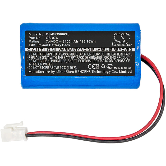 CS-PRX800XL : Battery for Promax 8 Premium, 8 Premium CATV Analyser - Replaces Promax CB-076