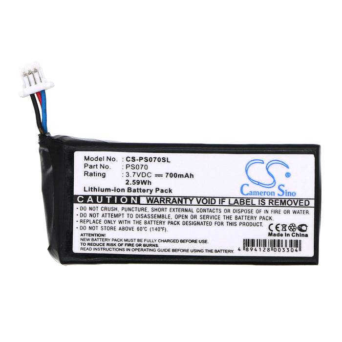 CS-PS070SL : Battery for Philips GoGear HDD1630 6GB, HDD1630/17 6GB, HDD070 2GB and others - Replaces Philips 31042005223