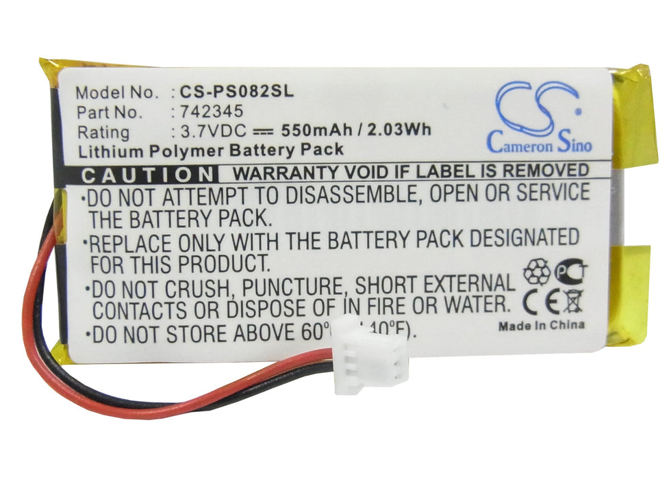 CS-PS082SL : Battery for Philips GoGear HDD082/17 2GB - Replaces Philips 742345