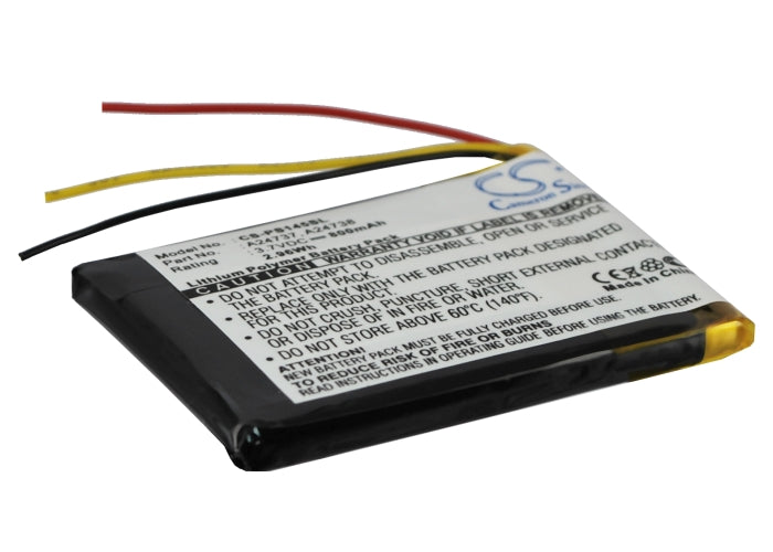 CS-PS145SL : Battery for Philips GoGear SA6037, GoGear SA6045, GoGear SA6044 and others - Replaces Philips 978733201021, A24737, A24738
