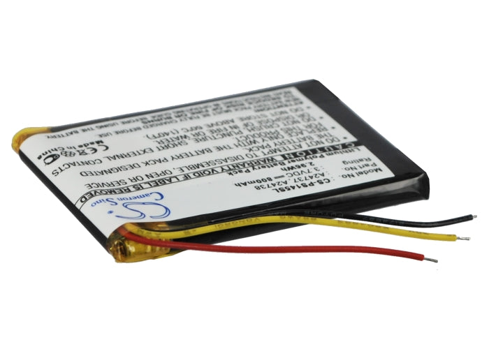 CS-PS145SL : Battery for Philips GoGear SA6037, GoGear SA6045, GoGear SA6044 and others - Replaces Philips 978733201021, A24737, A24738
