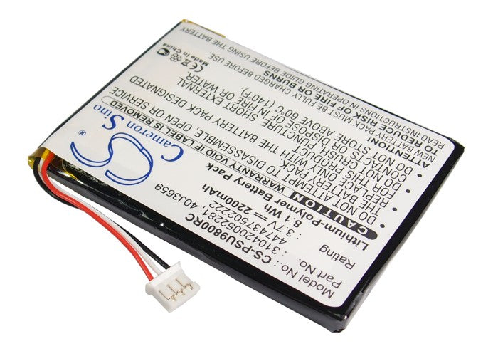 CS-PSU9800RC : Battery for Philips Pronto TSU-9800, Pronto TSU-9800I, Pronto PC9800I/17 and others - Replaces Philips 310420052281, 40J3659, 447437502222