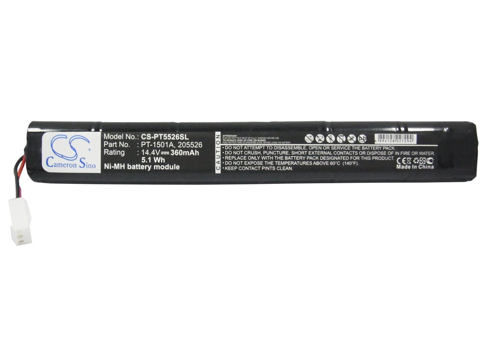 CS-PT5526SL : Battery for Brother PJ-520, PJ-522, PJ-523 and others - Replaces Pentax PT-1501A, 205526