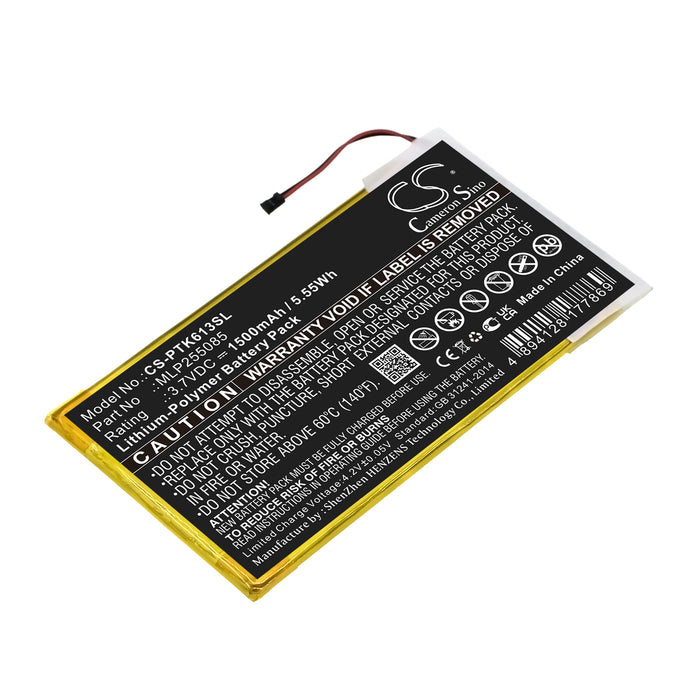 CS-PTK613SL : Battery for Pocketbook 611 Basic, 613 Basic New, Basic Touch 624 and others - Replaces Pocketbook MLP255085
