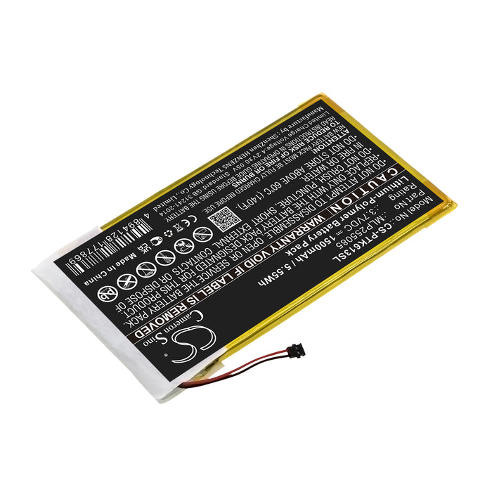 CS-PTK613SL : Battery for Pocketbook 611 Basic, 613 Basic New, Basic Touch 624 and others - Replaces Pocketbook MLP255085