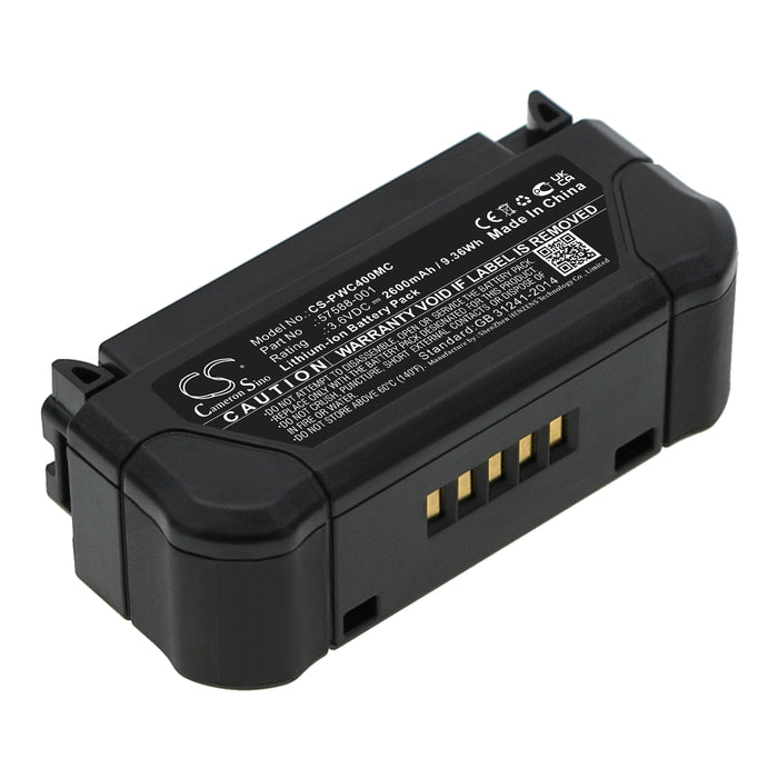 CS-PWC400MC : Battery for Panasonic WV-BWC4000, WV-BWC4000B, WV-BWC4000E and others - Replaces Panasonic 57588-001