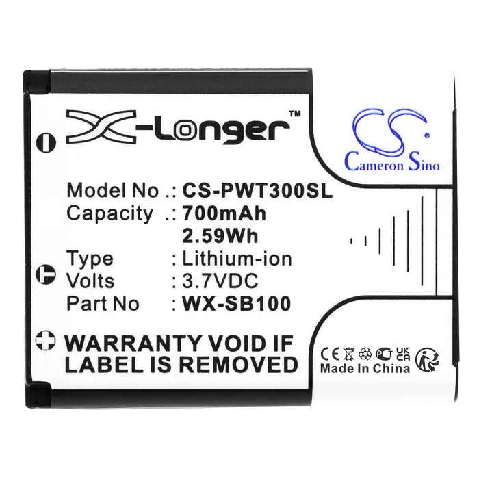 CS-PWT300SL : Battery for Panasonic Attune II HD3, WX-CH455, WX-ST100 and others - Replaces Panasonic WX-SB100