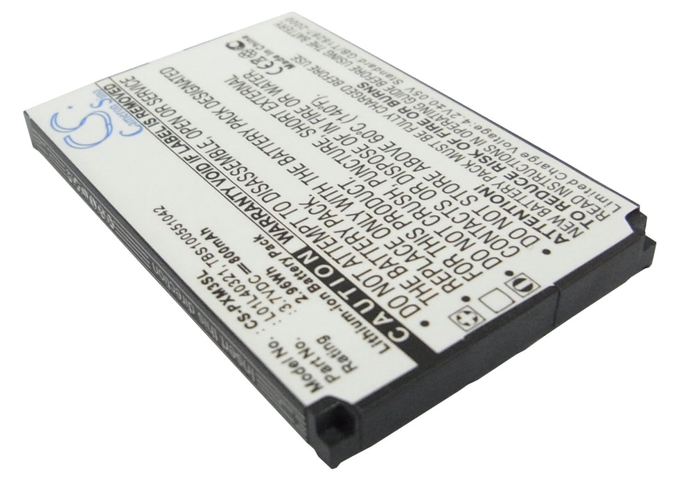 CS-PXM3SL : Battery for Sirius GEX-XMP3, XMP3i, XMP3H1 - Replaces Sirius XM-6900-0004-00, L01L40321, TBS100551042