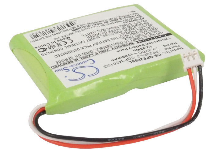 CS-QPE205SL : Battery for Q-Sonic Multimedia X-Dream-Player, PE-2058 - Replaces Q-Sonic PE2064-2, CGP345010G