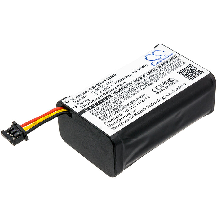 CS-QRM150MD : Battery for Eitan Medical Sapphire Infusion Pump - Replaces Eitan Medical LIN337-001, 05020-160-0001-BAT