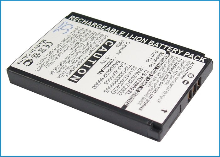 CS-R79902SL : Battery for Creative Nomad, Nomad MuVo2, Nomad Jukebox Zen Xtra and others - Replaces Creative 331A4Z20DE2D, 73PD000000005, BA20603R69900 and others