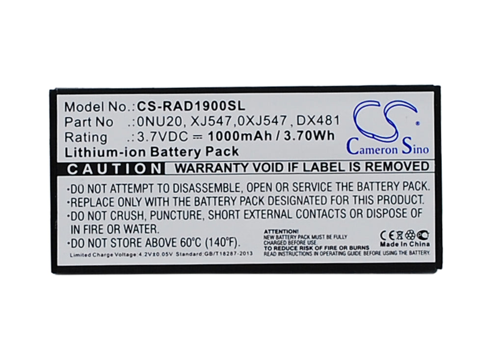 CS-RAD1900SL : Battery for DELL PowerEdge 1900, PowerEdge 1950, PowerEdge 2900 and others - Replaces DELL FR465, FR463, P9110 and others