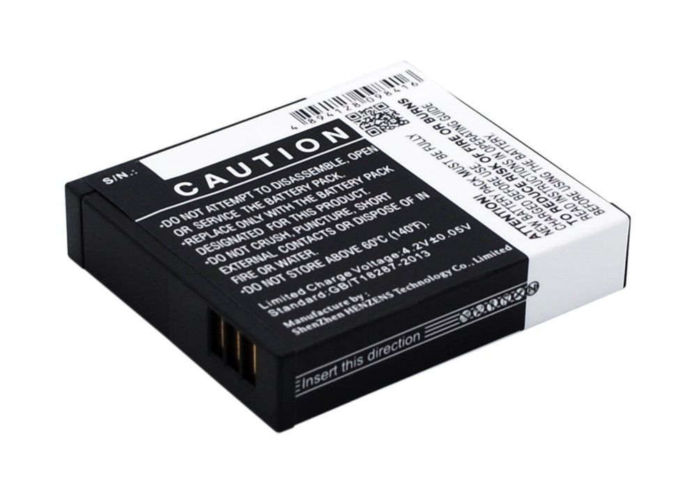 CS-RBD230MX : Battery for Rollei Actioncam 230, Actioncam 240, Actioncam 400 and others - Replaces Rollei RL410B