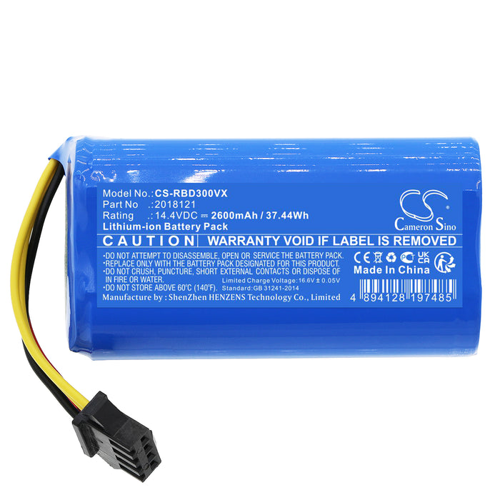 CS-RBD300VX : Battery for Fmart YZ-X1 - Replaces Robojet 2018121