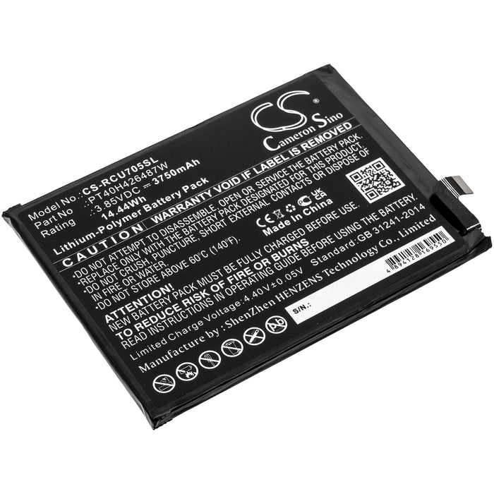 CS-RCU705SL : Battery for Cricket Ovation, U705AC - Replaces AT&T PT40H426487W