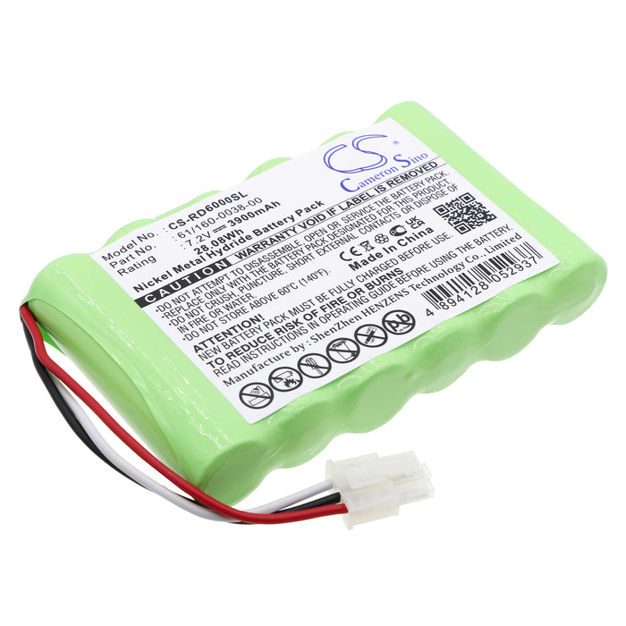 CS-RD6000SL : Battery for Riser Bond RD6000, 6000, 6000DSL and others - Replaces Riser Bond 61/160-0038-00