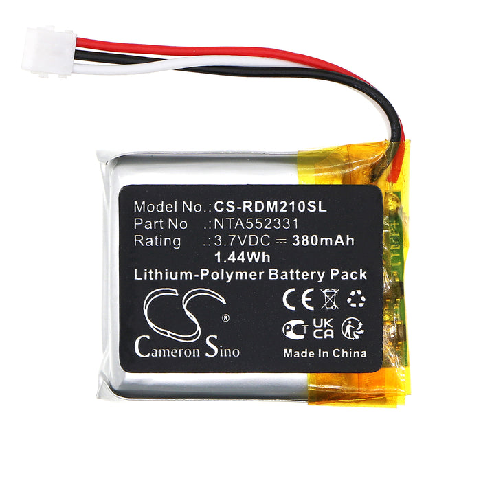 CS-RDM210SL : Battery for Rode Wireless Go II - Replaces Rode NTA552331, 0442-0053-01