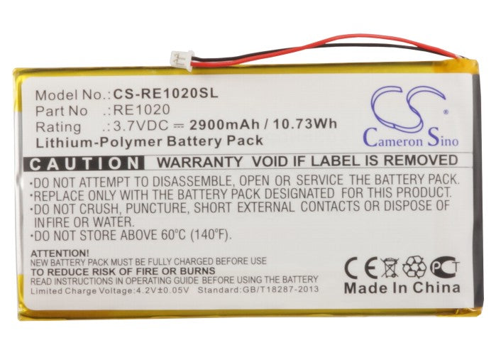 CS-RE1020SL : Battery for Rollei ES1020G MP3 Player
