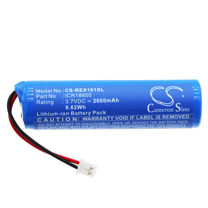 CS-REX101SL : Battery for RESCOMF XD101 - Replaces RESCOMF ICR18650