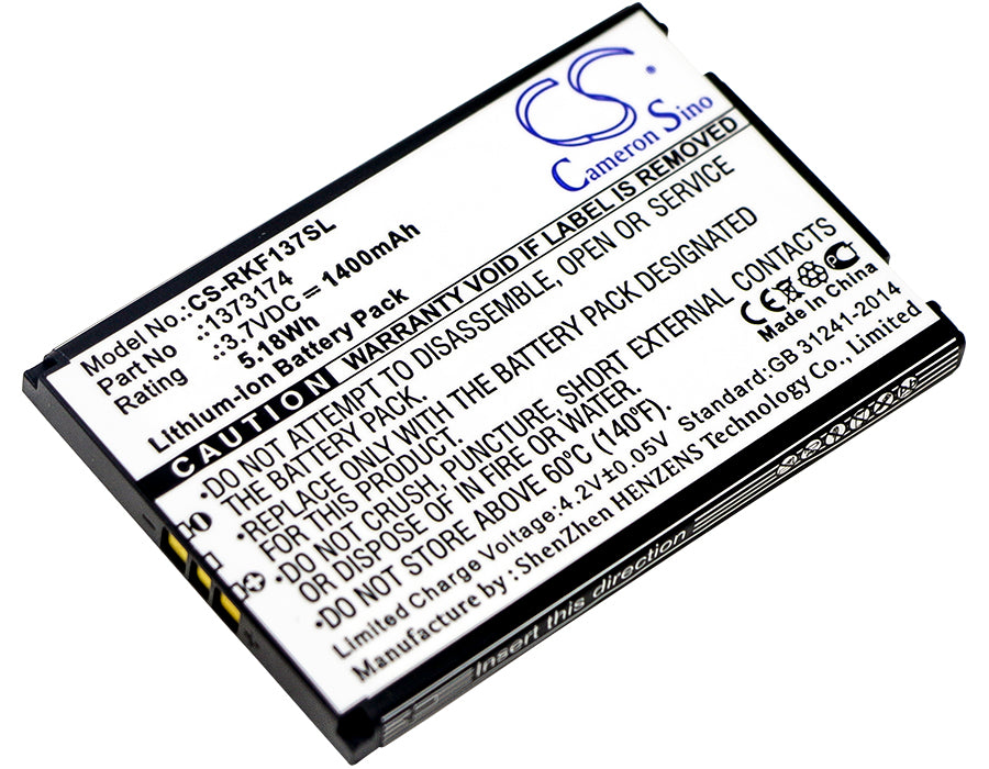 CS-RKF137SL : Battery for Renkforce 1373174 - Replaces Renkforce BP-5L