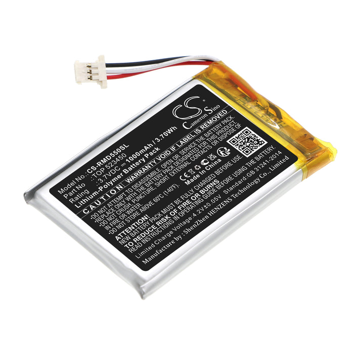 CS-RMD550SL : Battery for RAND MCNALLY TND-550, TND-540 - Replaces RAND MCNALLY TOP 523450