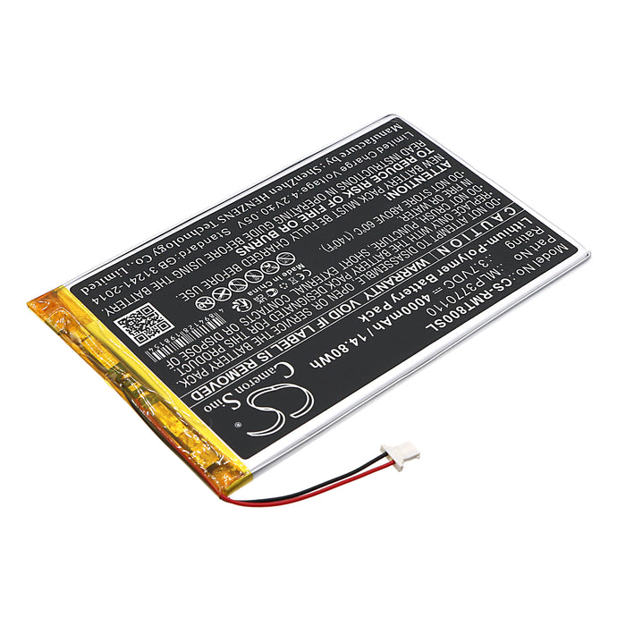 CS-RMT800SL : Battery for RAND McNally TND-T80B, TND-T80A - Replaces RAND McNally MLP3770110