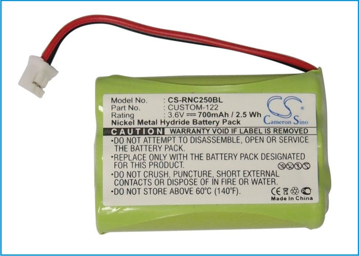 CS-RNC250BL : Battery for Resistacap Inc N250AAAF3WL - Replaces Resistacap Inc CUSTOM-122