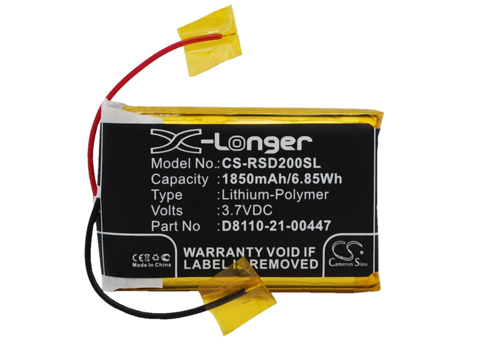 CS-RSD200SL : Battery for Roberts Sports Dab2 - Replaces Roberts D8110-21-00447