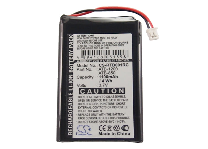 CS-RTB001RC : Battery for RTI T2B, T2Cs, T2C and others - Replaces RTI ATB-1200