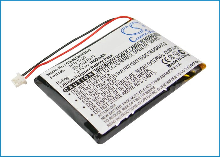 CS-RTB003RC : Battery for RTI T3V, T3-V, T3-V+ - Replaces RTI ATB-1700, 30-210218-17