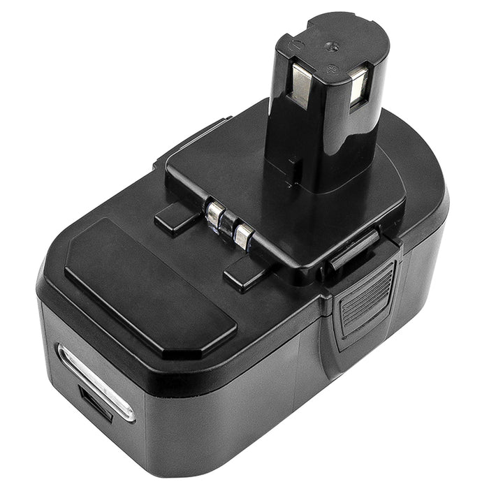 CS-RTB180PX : Battery for Ryobi CTH1802, CTH1802K, HD1800M and others - Replaces Ryobi B-8288, BCHI-18, BPT1027 and others