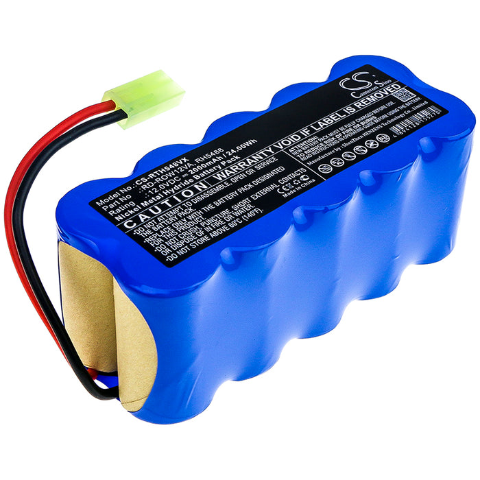 CS-RTH548VX : Battery for Rowenta RH5488, RH846301, RH846901 and others - Replaces Rowenta RD-ROW12VA, RH5488, RS-RH5488 and others