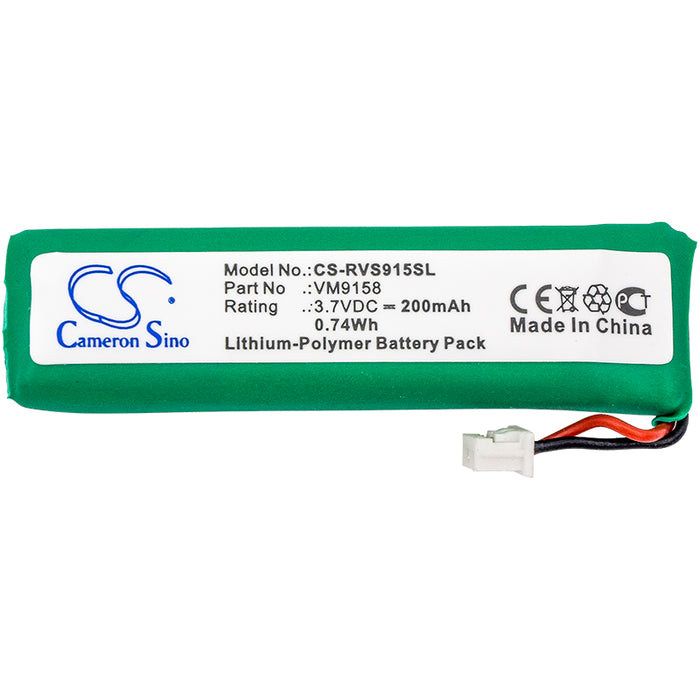 CS-RVS915SL : Battery for Revolabs Solo Field, Solo Executive, 02-DSKSYS-D and others - Replaces Revolabs VM9158, 07-SOLOMICBATTERY