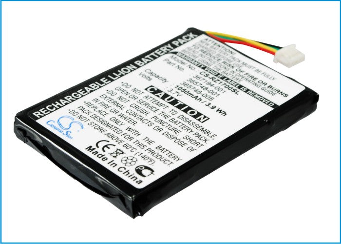 CS-RZ1700SL : Battery for HP iPAQ RZ1700, iPAQ RZ1710, iPAQ RZ1715 and others - Replaces HP 367194-001, 365748-001, 365748-005