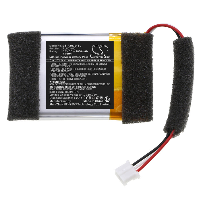 CS-RZU301SL : Battery for Razer Nari Ultimate, RZ04-02670100-R3U1, RZ04-02670100-R - Replaces Razer PL503450