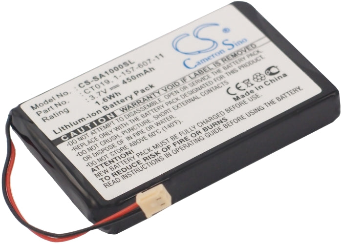 CS-SA1000SL : Battery for Sony NW-A1000, NW-A1200s, NW-A1200v and others - Replaces Sony CT019, 1-157-607-11