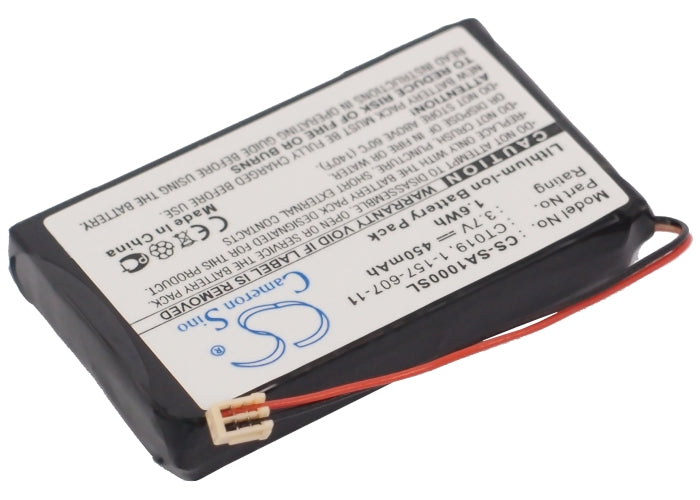 CS-SA1000SL : Battery for Sony NW-A1000, NW-A1200s, NW-A1200v and others - Replaces Sony CT019, 1-157-607-11